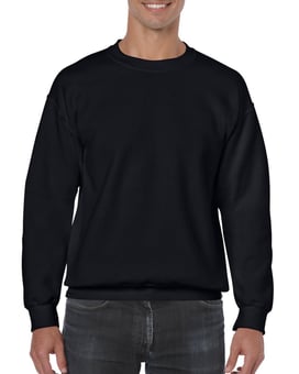 Picture of Gildan Heavy Blend&trade; Adult Crewneck Sweatshirt - Black - BT-18000-BLK