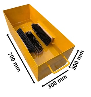 picture of Metal Boot Wash Station With Boot Scraper Brushes - [BRW-21.206] - (LP)