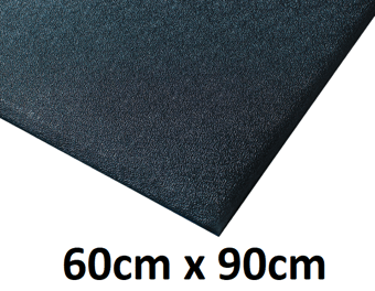 picture of Kumfi Pebble Anti-Fatigue Mat Black - 60cm x 90cm - [BLD-KP2436BL]