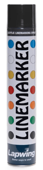 picture of Lapwing Line Marker Spray - 750ml - Black - [BRW-21LMBK] - (LP)