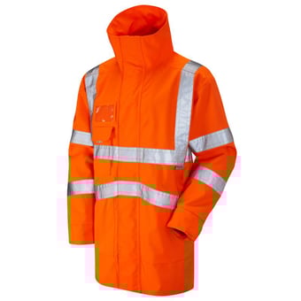 Picture of Clovelly - Orange Breathable Executive Anorak - LE-A04-O
