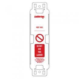 picture of Scafftag Laddertag Holders - SINGLE - Plastic Holder for Scafftag - 210mm x 55mm - [SC-EITH/12]