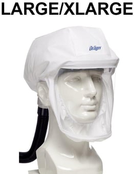 picture of Drager - X-plore 8000 Standard Short Hood - Large/X Large - [BL-R59810]