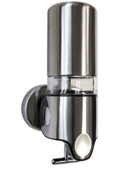 picture of Lunar Single Hand Operated Soap Dispenser in Brushed Stainless - [BP-WSDH1S]