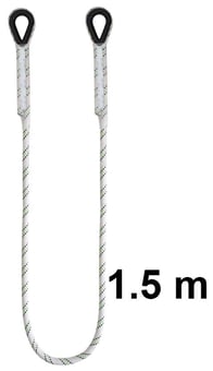 picture of Kratos Restraint Kernmantle Rope Lanyard Without Connectors - 1.5 mtr - [KR-FA4050015]