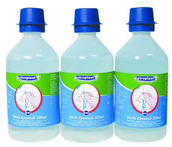 picture of Astroplast Sterile Eye Wash Solution 500ml - Box of 3 - [WC-2401020]