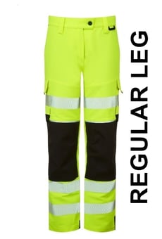 picture of Pulsar Life Ladies Stretch Combat Trouser Yellow - Regular Leg - PR-LFE971-YEL-R