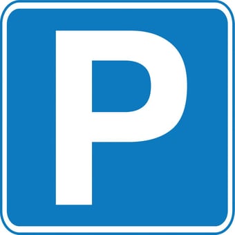 picture of Parking & Site Management - Parking Sign - Class 1 Ref  BSEN 12899-1 2001 - 450 x 450Hmm - Reflective - 3mm Aluminium - [AS-TR29-ALU]