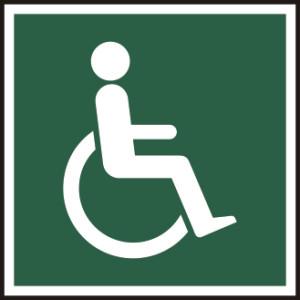 picture of Spectrum Disabled symbol - PVC 150 x 150mm - SCXO-CI-1884