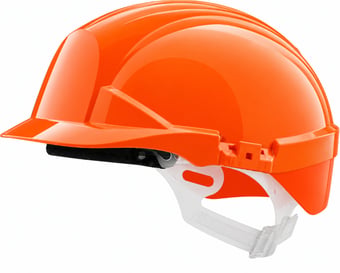 Picture of Centurion Reflex Orange Safety Helmet with Orange Rear Flash - Vented - Slip Ratchet - [CE-S12OHVOA]