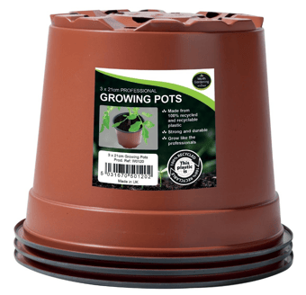 picture of Garland 21cm Professional Growing Pots - Pack of 3 - [GRL-W0120]