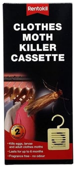 picture of Rentokil Clothes Moth Killer Cassette - Pack of 2 - [RH-FM95] - (LP)