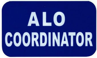 Picture of Alo Coordinator Insert Card for Professional Armbands - Blue Background - [IH-AB-ACB] - (HP)