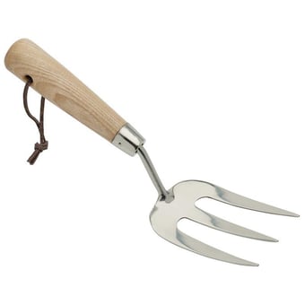 picture of Draper - Stainless Steel Hand Weeding Fork with Ash Handle - [DO-99025]