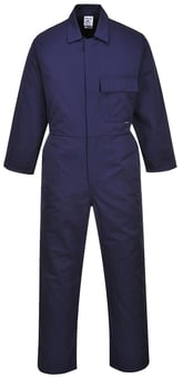 picture of Portwest - C802 Standard Coverall - Navy Blue - Tall Leg - PW-C802NAT