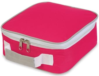 picture of Shugon - SH1808 Sandwich Lunchbox Cooler Bag - Pink/Light Grey - [BT-SH1808-PNK]