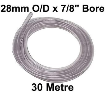 picture of Un-Reinforced PVC Hose - 28mm O/D x 30m - [HP-CP22/28]