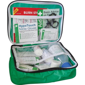 picture of British Standard Compliant Travel First Aid Kit in Nylon Case - [SA- K3016TR] - (DISC-R)