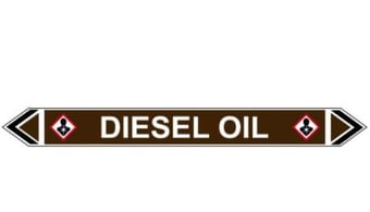 Picture of Flow Marker - Diesel Oil - Brown - Pack of 5 - [CI-13494]