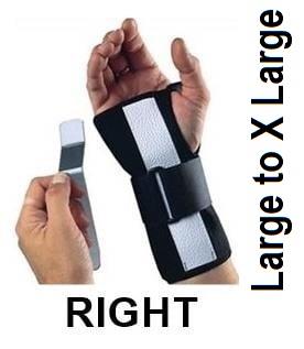 picture of Body-Tec Carpal Tunnel Neoprene Support Wrist Brace - RIGHT - [BU-N1B-RIGHT-LXL] - (DISC-R)