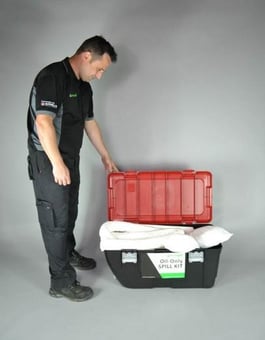 Picture of Ecospill 60L Oil Only Spill Response Mobile Toolbox Kit - [EC-H1270060]