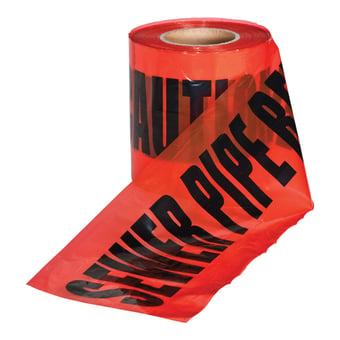 picture of Prosolve Underground Warning Tape - Sewer Pipe Red - [PV-SEWERT]