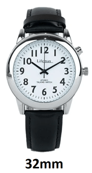 picture of Lifemax Talking Atomic Watch - Gents Leather Strap - [LM-407GL]