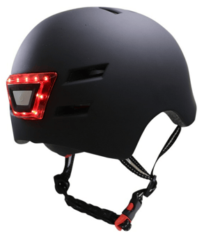 picture of Doctor Scooter Helmet With Light For Electric Scooter/Bike Black - DRS-HELMET-BLK