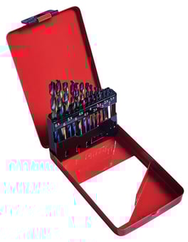 picture of Amtech 13 Piece Titanium Coated High Speed Steel Drill Bit Set - [DK-F1122]