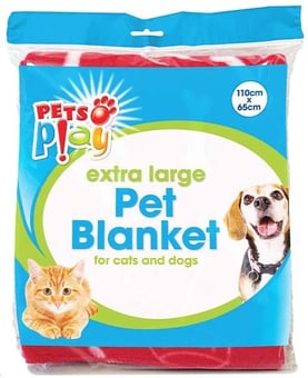picture of Pets Play Pet Blanket Extra Large 110cm x 65cm - [PD-PAP1099]