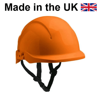 picture of Centurion - Concept SecurePlus/Linesman Orange Safety Helmet - Slip Ratchet - Non Vented - Reduced Peak - [CE-S08COL]