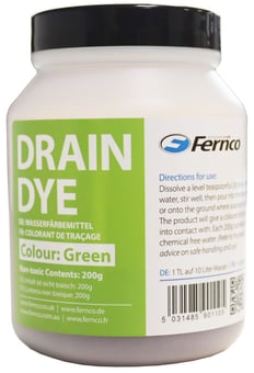 picture of Fernco Drain Tracing Dye 200g - Green - [S1-DTD-GREEN] - (LP)