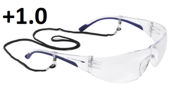 picture of JSP Swiss One Eyemax Safety Spectacle Clear +1.0 Corrective Lens - [JS-1EYE23C1-0]