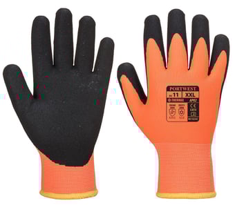 picture of Portwest AP02 Thermo Pro Ultra Gloves - Orange/Black - PW-AP02O8R