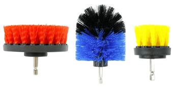picture of Streetwize 3-piece Scrub Brush Drill Set - [STW-SWCR33]