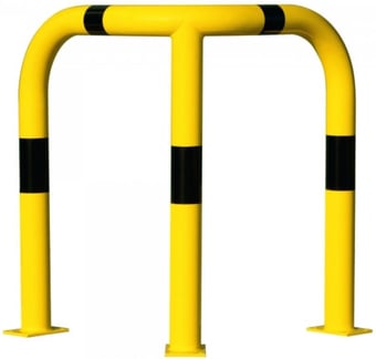 Picture of BLACK BULL Corner Protection Guard XL - Indoor Use - (H)1200 x (L)900 x (L)900mm - Yellow/Black - [MV-195.27.431] - (LP)