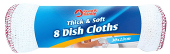 picture of Keep It Handy Dish Cloths 8 Pack - 30 x 22cm - [OTL-321364]