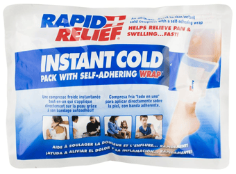 picture of Rapid Relief Instant Cold Pack With Self-Adhering Wrap 5"X 9" - [BE-RA35759]