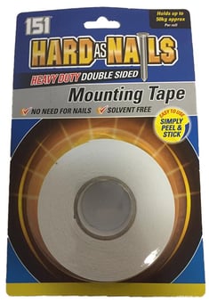 Picture of 151 - Hard as Nails - Heavy Duty Double Sided Mounting Tape - 24mm x 5M - [ON5-1511136]