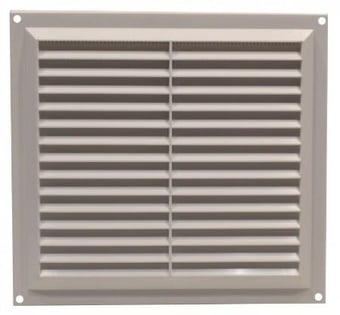 picture of Plastic Louvre Vent - White - 229 x 229mm - CTRN-CI-VE07P