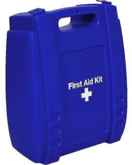 Picture of British Standard Small Catering First Aid Kit In Blue Box - [SA-K3133SM]