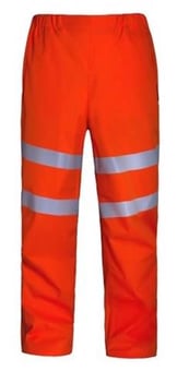 Picture of Aqua HI-VIS Ripstop Breathable Orange Over Trousers - FU-TR661ORA