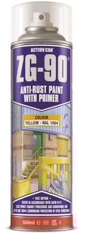 Yellow zinc sales spray paint