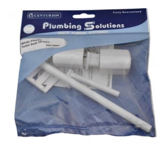 Picture of White Plastic Toilet Seat Hinges -  CTRN-CI-PA186P