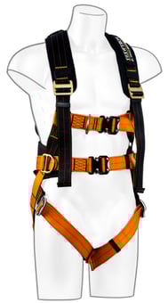Picture of Portwest - FP73 Ultra 3 Point Harness - With Side D-Rings - Black/Orange - PW-FP73K1R