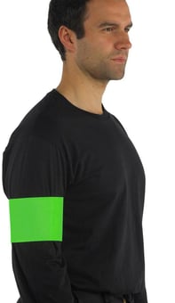 Picture of Yoko Waterproof Lime Green Arm Band Large/X Large 10 x 55cm - Single - [YO-HVW066-LIME-L/XL]