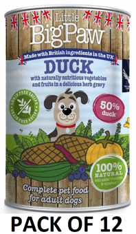 picture of Little BigPaw Duck With Veg & Fruits Wet Dog Food 12 x 390g - [CMW-DBCPH0]