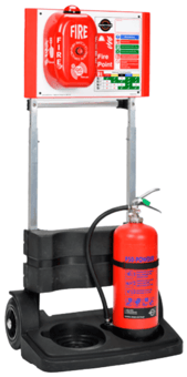 picture of Howler SafetyHub Fire Point c/w Wings Signage and Siteplan Holder - [HWL-SH02]