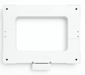 picture of Way4Now - White Plastic Adjustable Universal Mobile Base Dolly Cart - [SHU-E-PC-01]