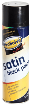 Picture of ProSolve Satin Black Aerosol - 500ml - [PV-SBP5A]